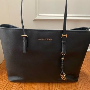 Black MK Tote Bag